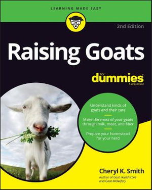 Cover art for Raising Goats For Dummies