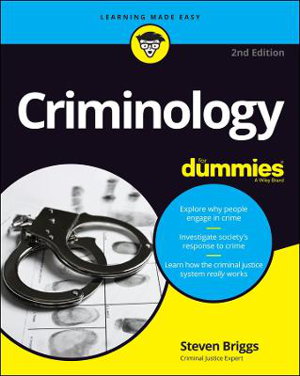 Cover art for Criminology For Dummies