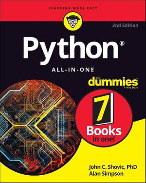 Cover art for Python All-in-One For Dummies