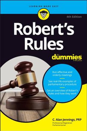 Cover art for Robert's Rules For Dummies