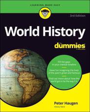 Cover art for World History For Dummies