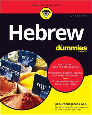Cover art for Hebrew For Dummies