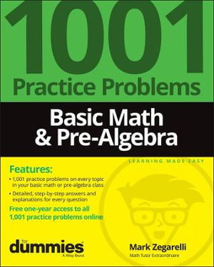 Cover art for Basic Math & Pre-Algebra: 1001 Practice Problems For Dummies (+ Free Online Practice)