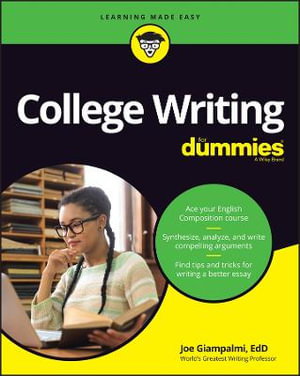 Cover art for College Writing For Dummies