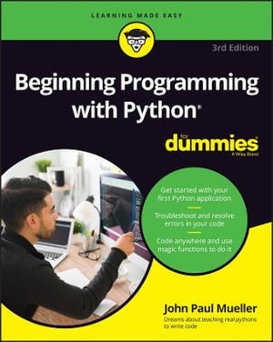 Cover art for Beginning Programming with Python For Dummies