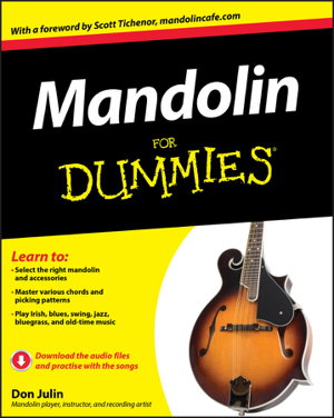 Cover art for Mandolin for Dummies