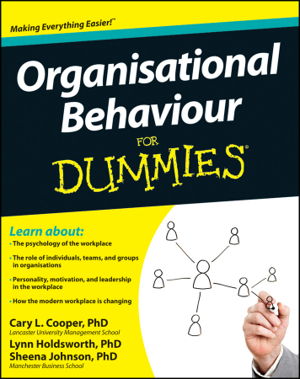 Cover art for Organisational Behaviour For Dummies
