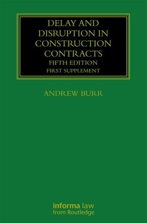 Cover art for Delay and Disruption in Construction Contracts