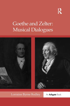 Cover art for Goethe and Zelter: Musical Dialogues