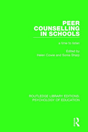 Cover art for Peer Counselling in Schools