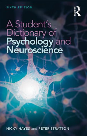 Cover art for A Student's Dictionary of Psychology and Neuroscience