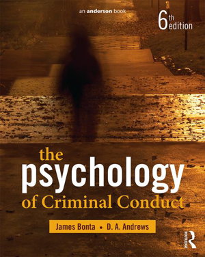 Cover art for The Psychology of Criminal Conduct