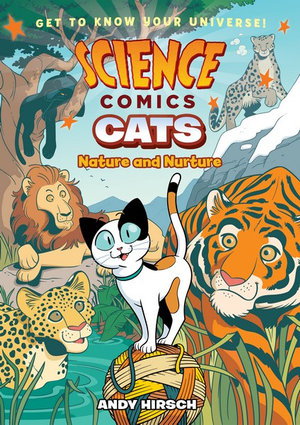 Cover art for Science Comics Cats