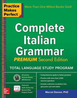 Cover art for Practice Makes Perfect: Complete Italian Grammar, Premium Second Edition