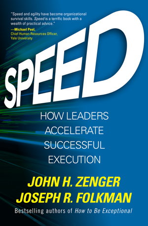 Cover art for Speed: How Leaders Accelerate Successful Execution