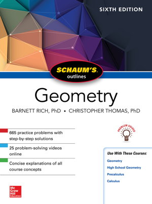 Cover art for Schaum's Outline of Geometry, Sixth Edition