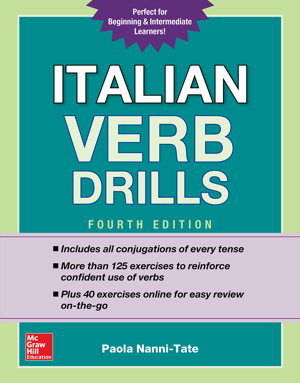 Cover art for Italian Verb Drills, Fourth Edition