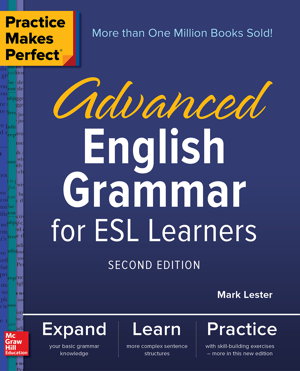 Cover art for Practice Makes Perfect: Advanced English Grammar for ESL Learners, Second Edition