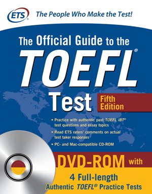 Cover art for The Official Guide to the TOEFL Test with DVD-ROM, Fifth Edition