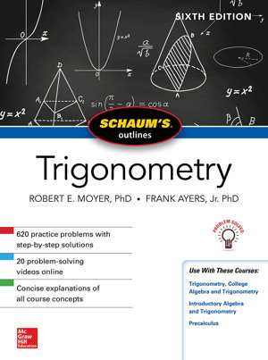 Cover art for Schaum's Outline of Trigonometry, Sixth Edition