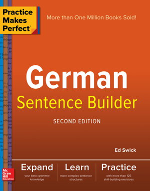 Cover art for Practice Makes Perfect German Sentence Builder