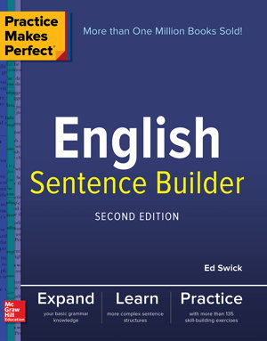 Cover art for Practice Makes Perfect English Sentence Builder, Second Edition