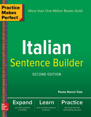 Cover art for Practice Makes Perfect Italian Sentence Builder