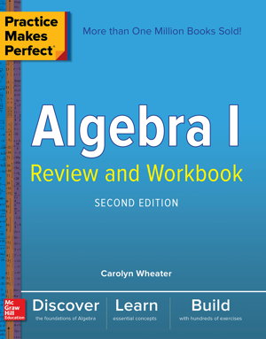 Cover art for Practice Makes Perfect Algebra Review and Workbook