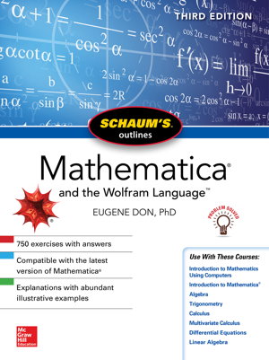 Cover art for Schaum's Outline of Mathematica, Third Edition