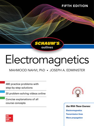 Cover art for Schaum's Outline of Electromagnetics Fifth Edition