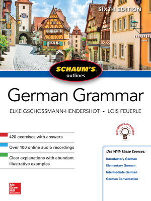 Cover art for Schaum's Outline of German Grammar, Sixth Edition