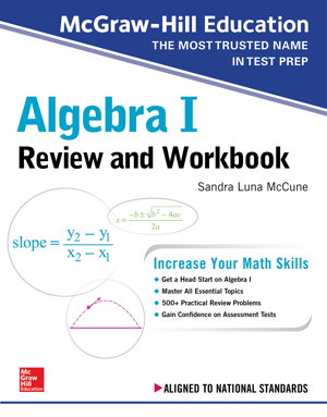 Cover art for McGraw-Hill Education Algebra I Review and Workbook
