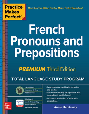 Cover art for Practice Makes Perfect: French Pronouns and Prepositions, Premium Third Edition