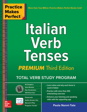 Cover art for Practice Makes Perfect: Italian Verb Tenses, Premium Third Edition