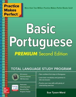 Cover art for Practice Makes Perfect: Basic Portuguese, Premium Second Edition