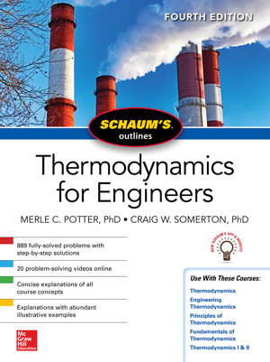 Cover art for Schaums Outline of Thermodynamics for Engineers, Fourth Edition