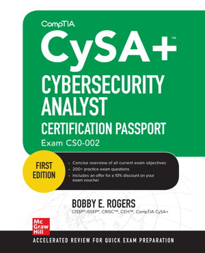 Cover art for CompTIA CySA+ Cybersecurity Analyst Certification Passport (Exam CS0-002)