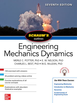 Cover art for Schaum's Outline of Engineering Mechanics Dynamics, Seventh Edition