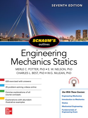 Cover art for Schaum's Outline of Engineering Mechanics: Statics, Seventh Edition