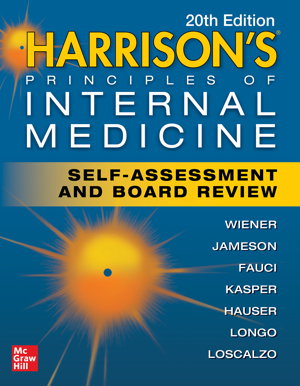Cover art for Harrison's Principles of Internal Medicine Self-Assessment and Board Review 20th Edition
