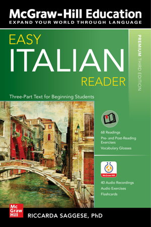 Cover art for Easy Italian Reader, Premium Third Edition