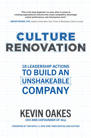 Cover art for Culture Renovation: 18 Leadership Actions to Build an Unshakeable Company