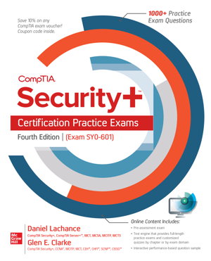 Cover art for CompTIA Security+ Certification Practice Exams, Fourth Edition (Exam SY0-601)