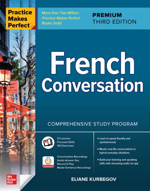 Cover art for Practice Makes Perfect: French Conversation, Premium Third Edition