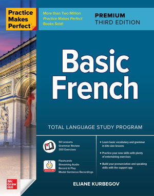 Cover art for Practice Makes Perfect: Basic French, Premium Third Edition