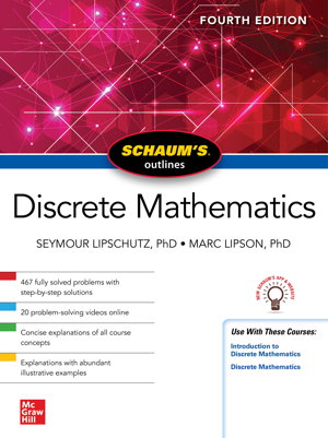 Cover art for Schaum's Outline of Discrete Mathematics, Fourth Edition