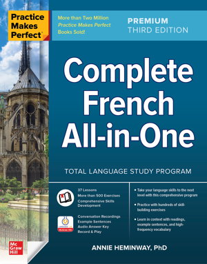 Cover art for Practice Makes Perfect: Complete French All-in-One, Premium Third Edition