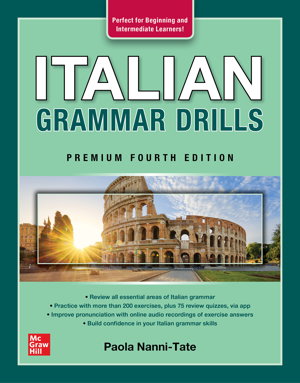 Cover art for Italian Grammar Drills, Premium Fourth Edition