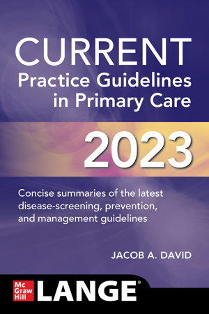 Cover art for CURRENT Practice Guidelines in Primary Care 2023