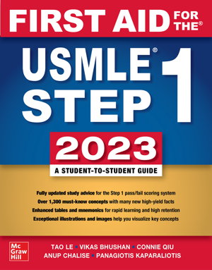 Cover art for First Aid for the USMLE Step 1 2023